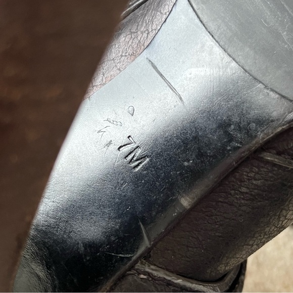 Tory Burch Leather Heeled Ankle Booties-Black/Gold-Women’s 7-Preppy-Prep-Classic - Picture 9 of 13